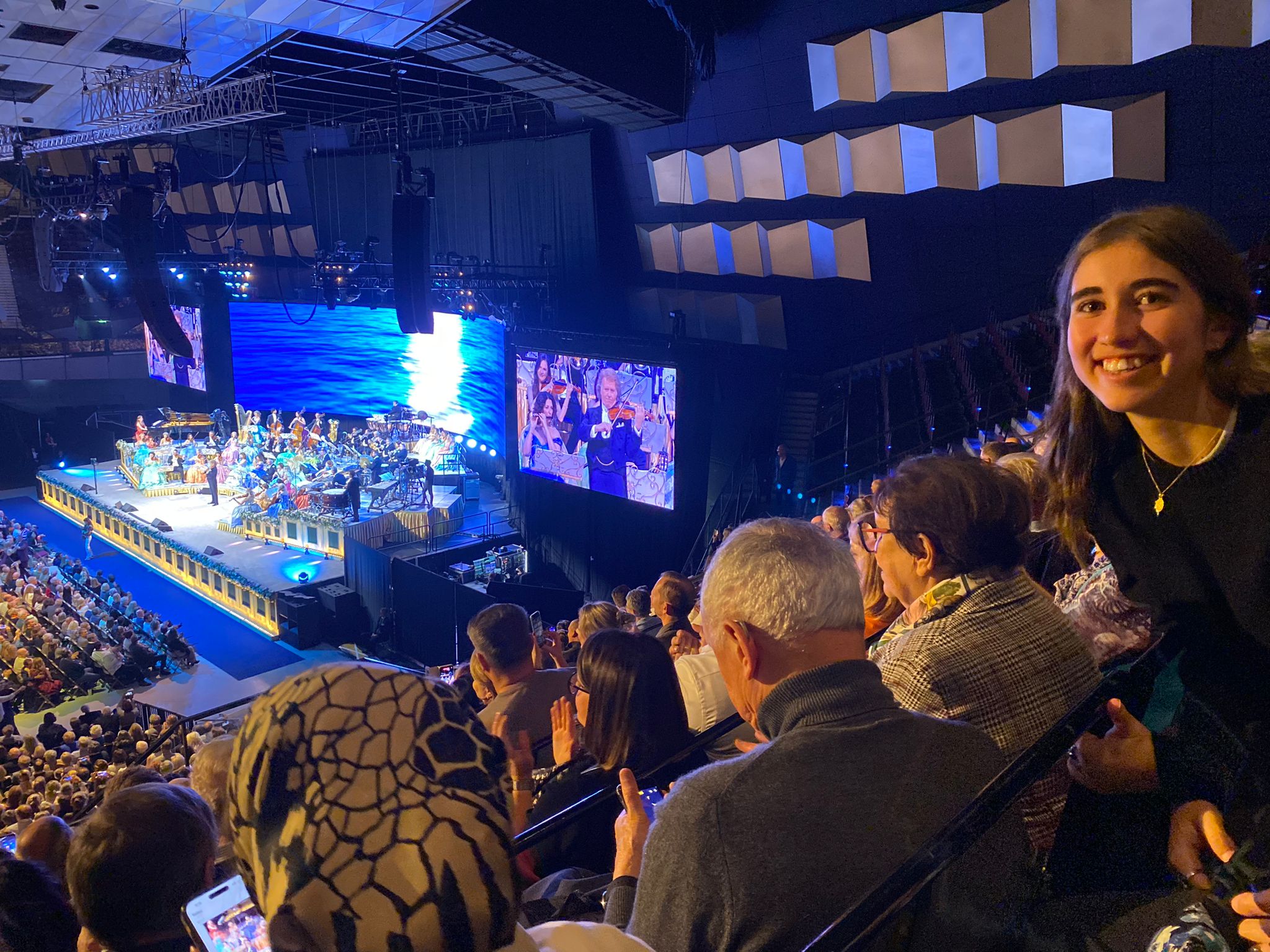 Zoé au concert viennois d'André Rieu