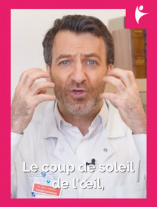 Un coup de soleil dans l'oeil !