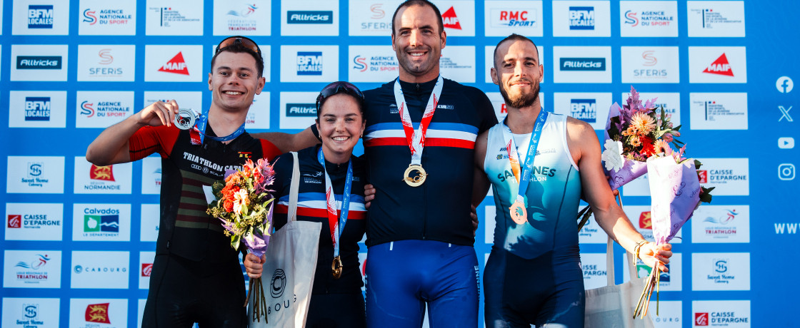 Cédric sur le podium