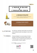 Huile d'olive et huile de coco